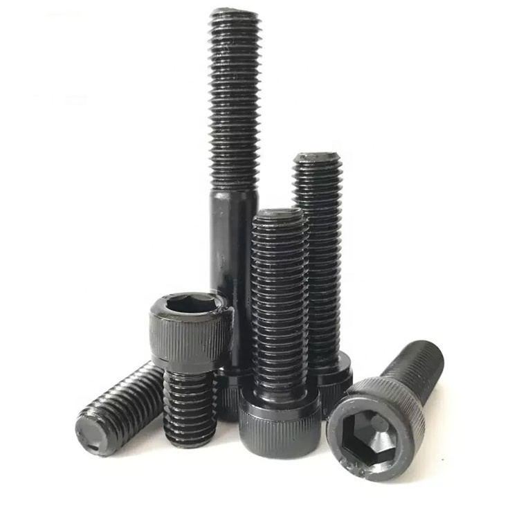 M2 M2.5 M3 M4 M5 M6 M8 M10 M12 M14 M16 Grade 12.9 DIN912 Black Oxide Steel Allen Bolts Hex Socket Cap Head Screws