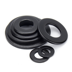 M1.6 M2 M2.5 M3 M4 M5 M6 M8 M10 M12 M14 M16 M18 M20 M48 DIN125 Black Stainless Steel Flat Washers