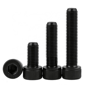 M2 M2.5 M3 M4 M5 M6 M8 M10 M12 M14 M16 Grade 12.9 DIN912 Black Oxide Steel Allen Bolts Hex Socket Cap Head Screws