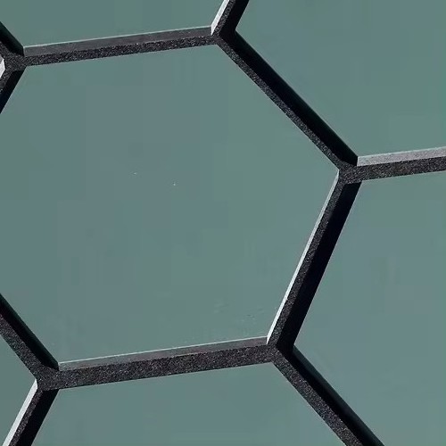 Interior home decoration hexagonal modeling art acoustic panels soundproof wood wall panels