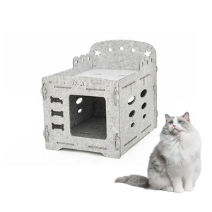 Wholesale Customized Good Quality Folding felt Pet Cat House