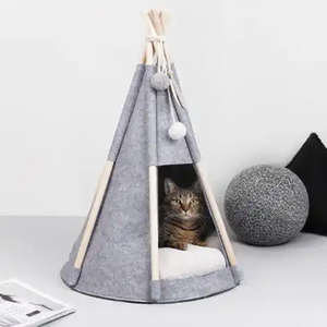 cat house  Felt tent four seasons warmth enclosed pet household furniture cat bed  pet house