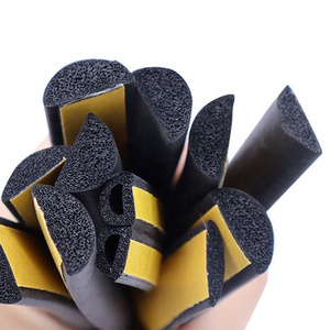 silica gel Yellow Self Adhesive Tape Closed Cell Epdm Adhesive Sponge Foam Rubber Seal Strip