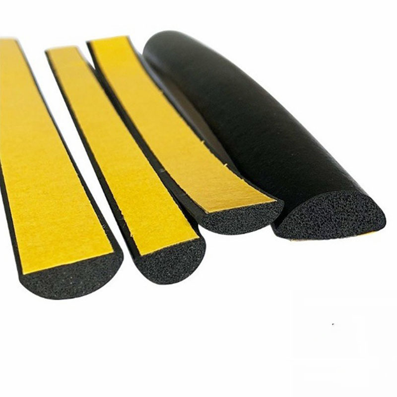 silica gel Yellow Self Adhesive Tape Closed Cell Epdm Adhesive Sponge Foam Rubber Seal Strip