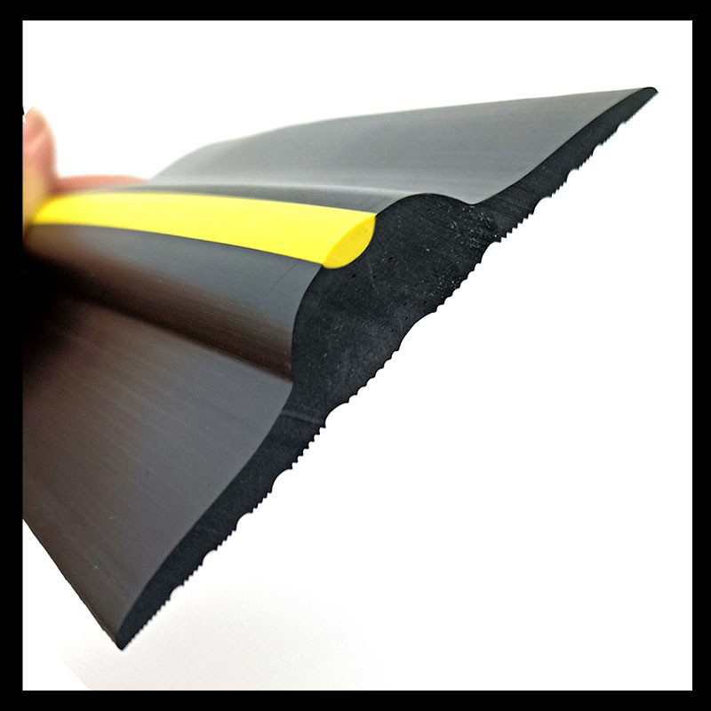 Black PVC Rubber Seal Garage Door Threshold Ramp Weather Strip