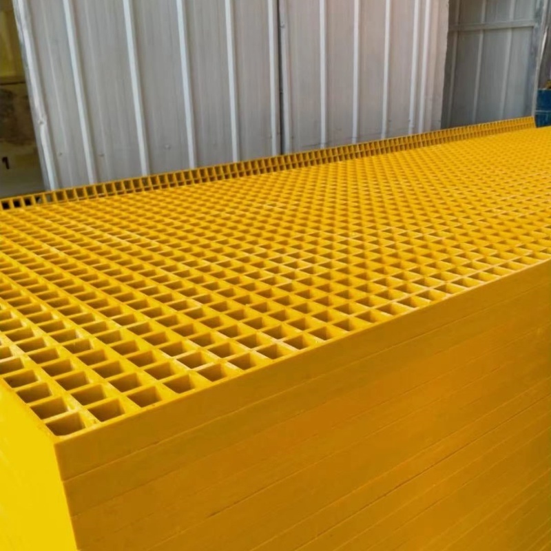 Hot Sale Fiberglass Reinforced Plastic Gratings / GRP / FRP Mesh Grid for Walkway Platform Trench