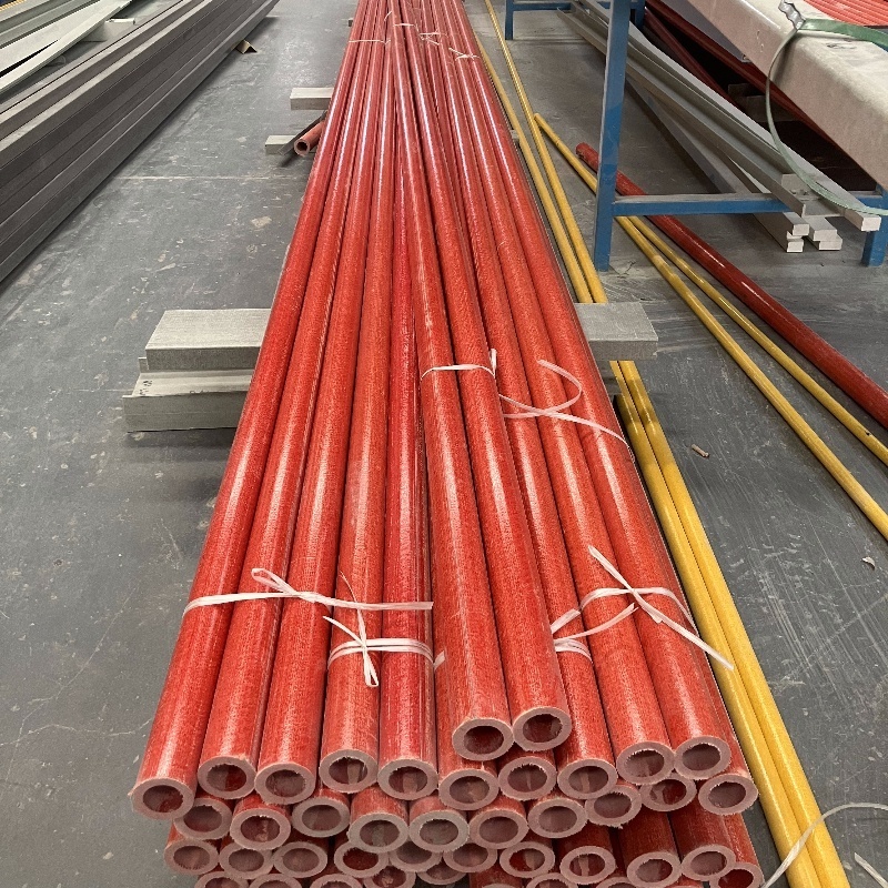 high strength fiberglass Round tube FRP Composite Pultrusion pipe