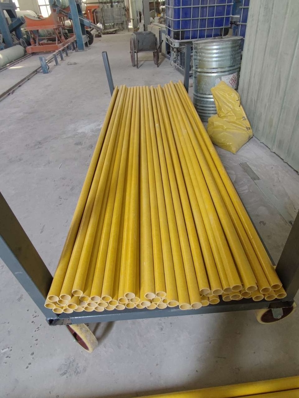 Wholesale FRP Round Tube Fiberglass FRP Pipe Pultruded Fiberglass Pole Glass Fiber Hollow Rod