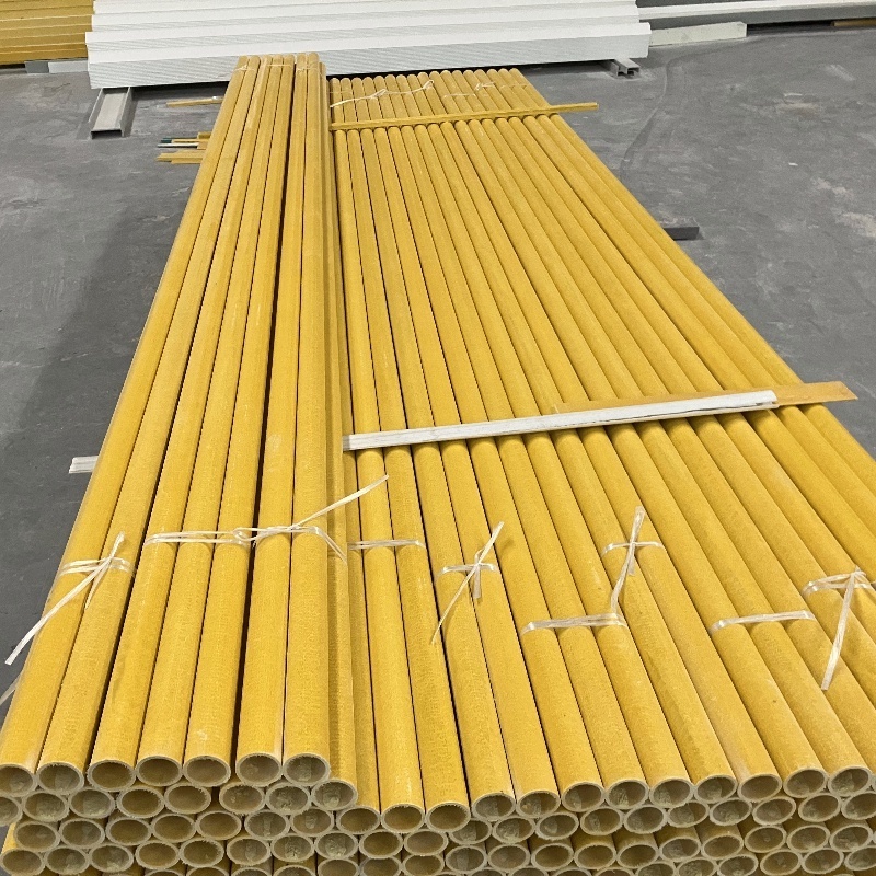 high strength fiberglass Round tube FRP Composite Pultrusion pipe