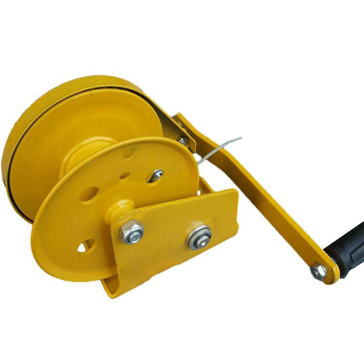 portable small light duty  800lbs hand winch mini cable winches