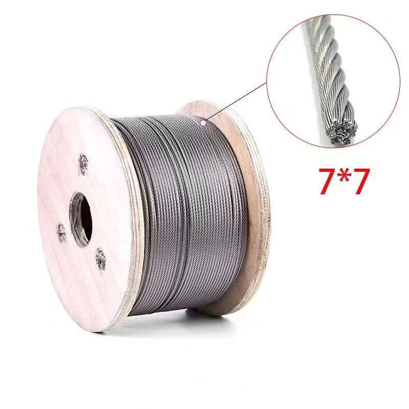 Best-selling 7*7 diameter 1.5mm car motorcycle brake line, 6*7+ IWS galvanized steel wire rope