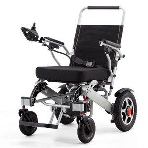 Hot selling light power aluminum alloy electric wheelchair remote wheelchair for disabled