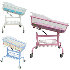 Hospital Infant Baby Bed Cot Medical Cots for New Born Baby Modern Baby Nest Bed Portable Crib Newborns Cots Metal Folding 13kg