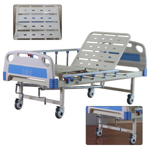 Modern Hospital Furniture Double Cranks Rolling Nursing Home Bed