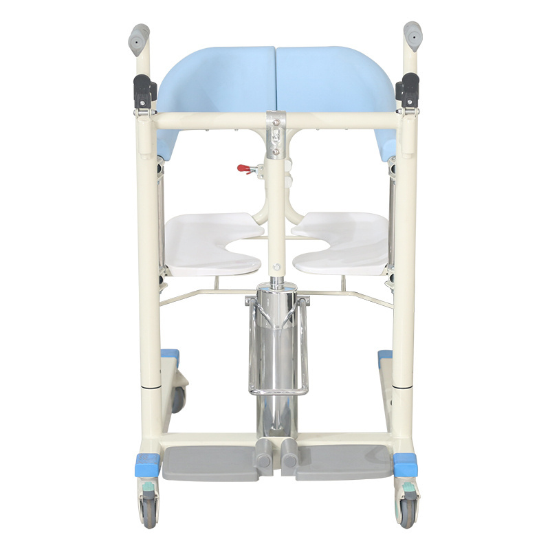 New Product Electric Patient Transfer Lift Commode Toilet Bath Chair With Wheels For Disabled Elderly Moving Wheelchair