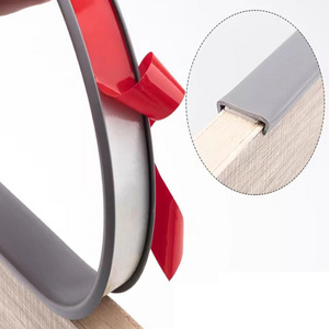 U-shaped self-adhesive decorative edge banding Flexible Edge Guard for Furniture Repair Desk Table Counter Trim Molding