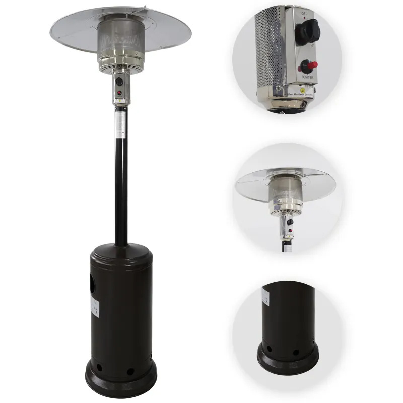 High Quality Outdoor Steel Umbrella Gas Heater Gas Propane Patio Heater