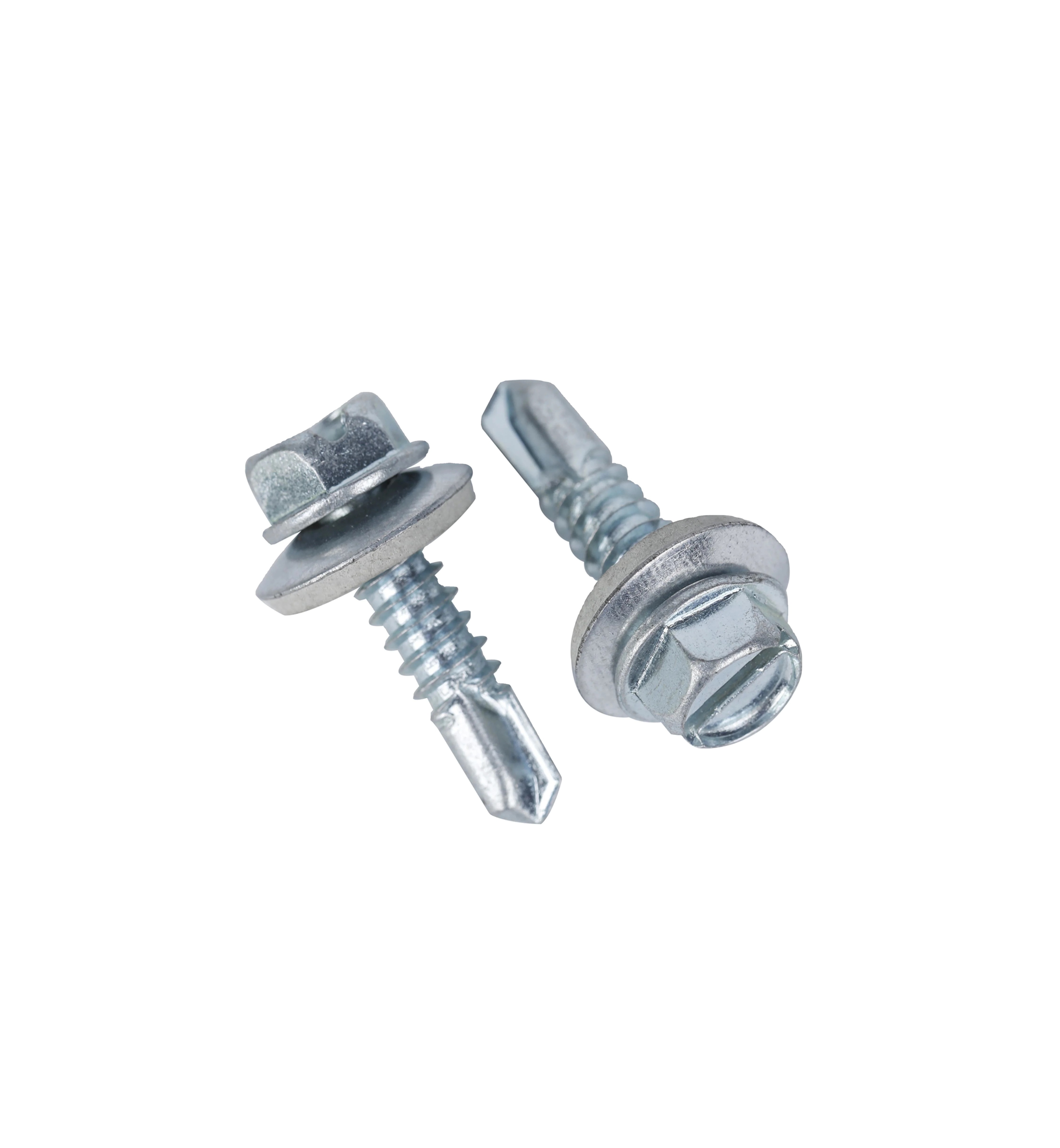 DIN7504K Tornillos Hex Head Self Drilling Screw with EPDM Bonded Washer screw factory