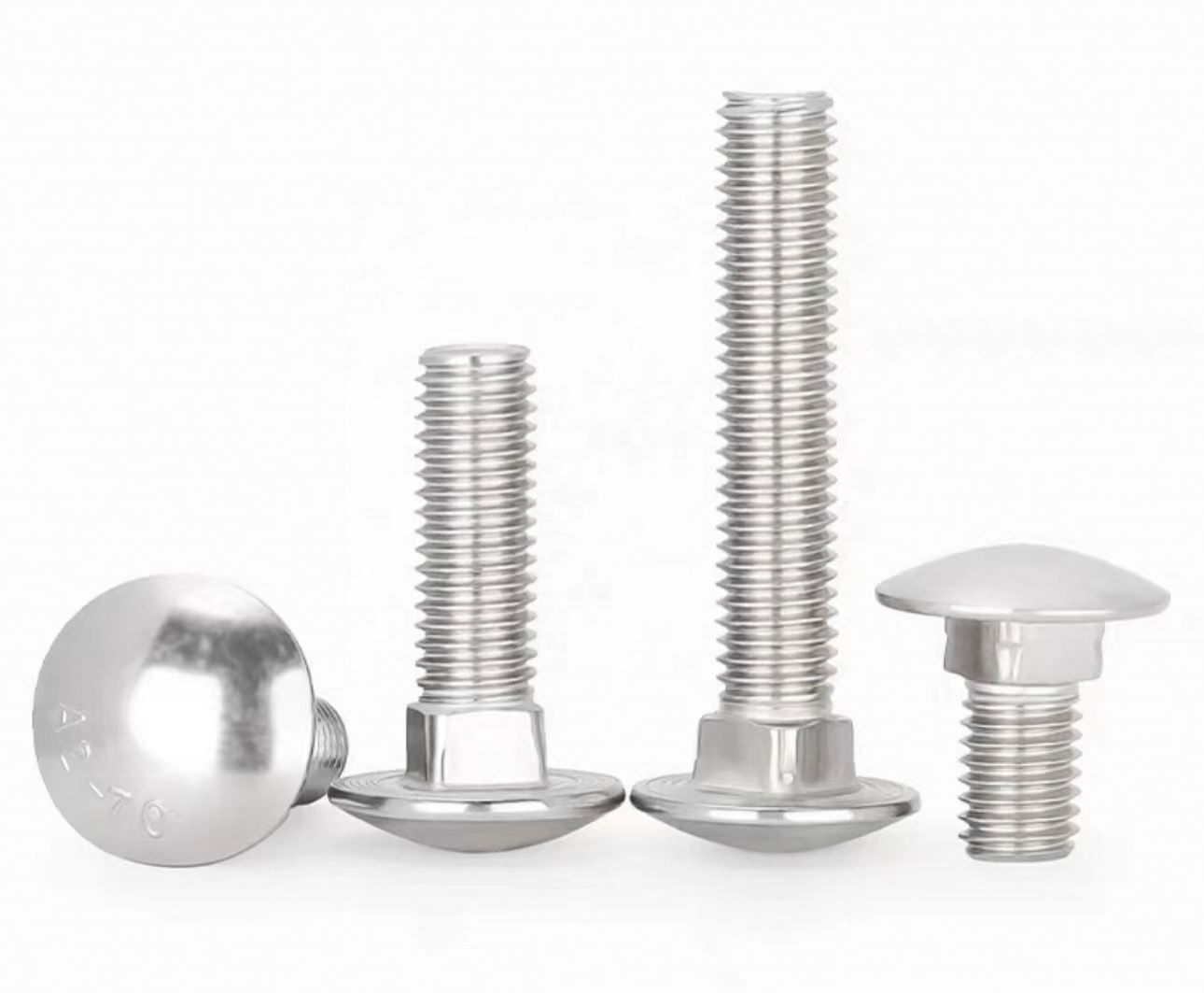 4.8 level carriage screws, bolts, half round head square neck bolts M4/M5/M6/M8/M10/M12/M14/M16