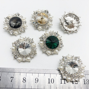 China button factory custom various colors bulk rhinestone buttons vintage rhinestone button wholesale