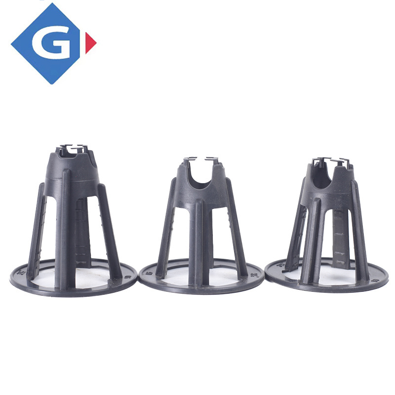 Factory Supplier Building Material Reinforced Plastic Rebar Chair Construction Concrete Spacer Plastic Rebar Safety Spacer