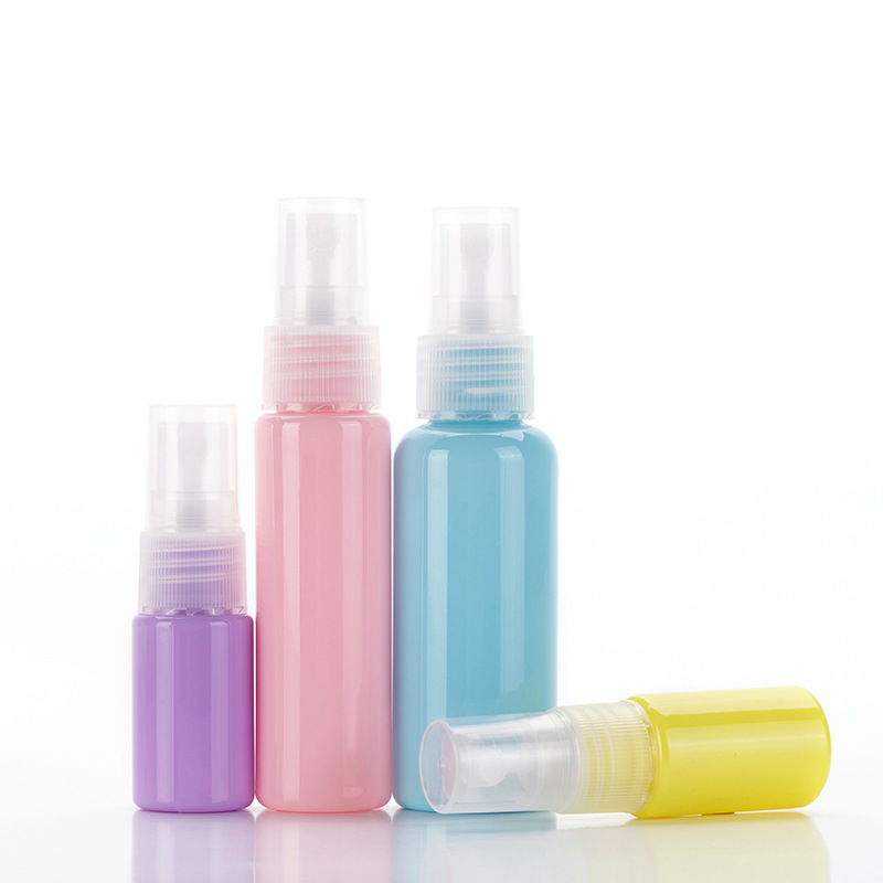 HeLun 30ml 50ml Red Green Yellow Pink Purple Blue Colorful Perfume Spray Bottle