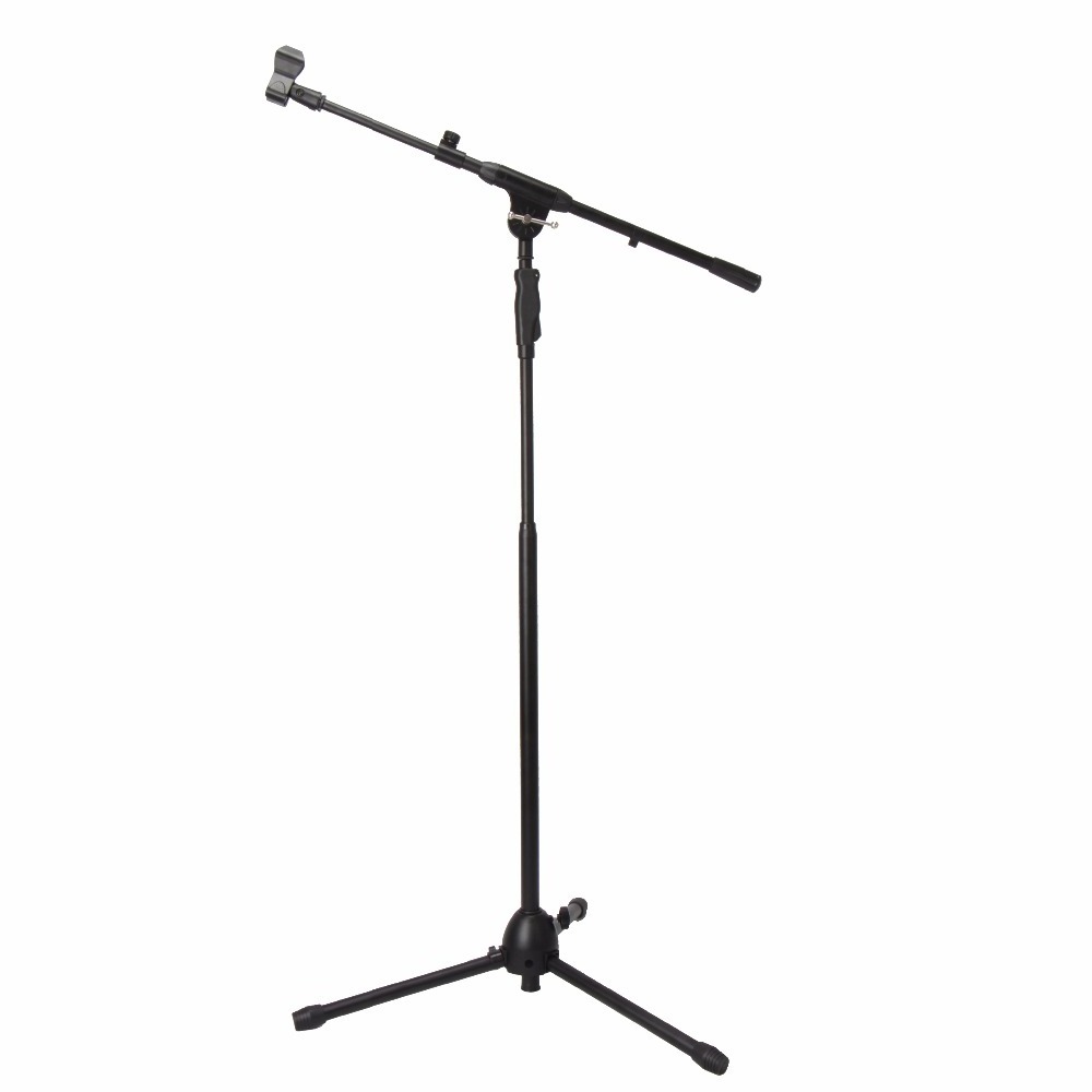 Durable professional iron microphone stand,flexible musical stand instrument accessories with golden supplier M-753