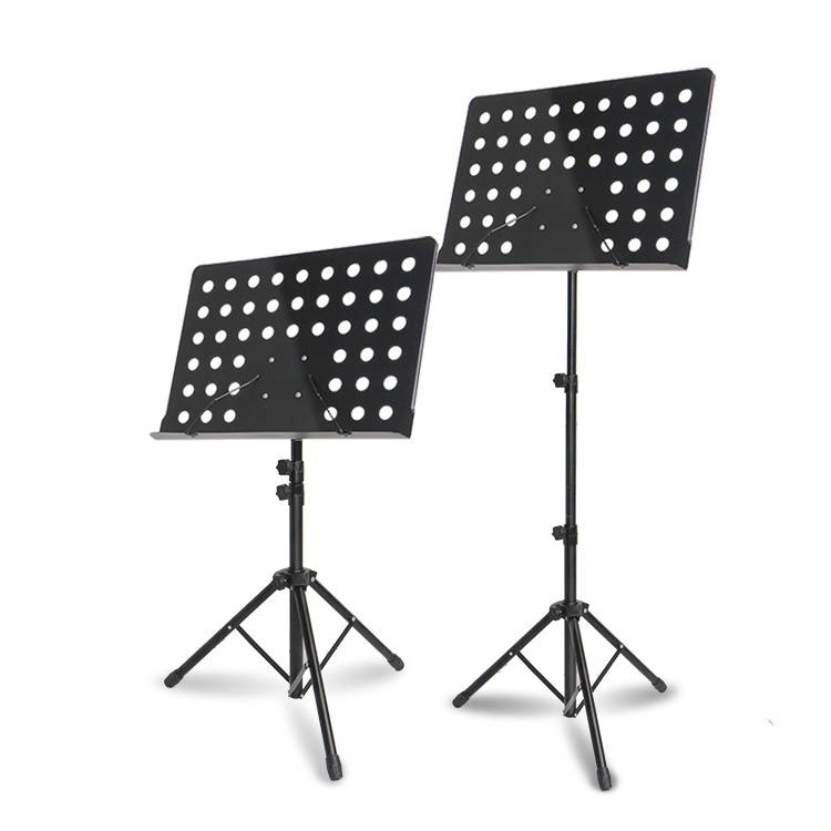 P-06 Wholesale Musical Instruments Aluminum alloy Sheet Book music stand for music metal foldable outdoor