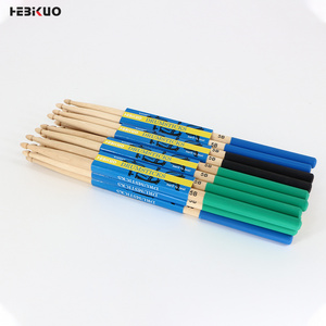 GB141 Wholesale Custom bulk printed set snare drum stick Drum Stick 5a 7a for Practice and Professional