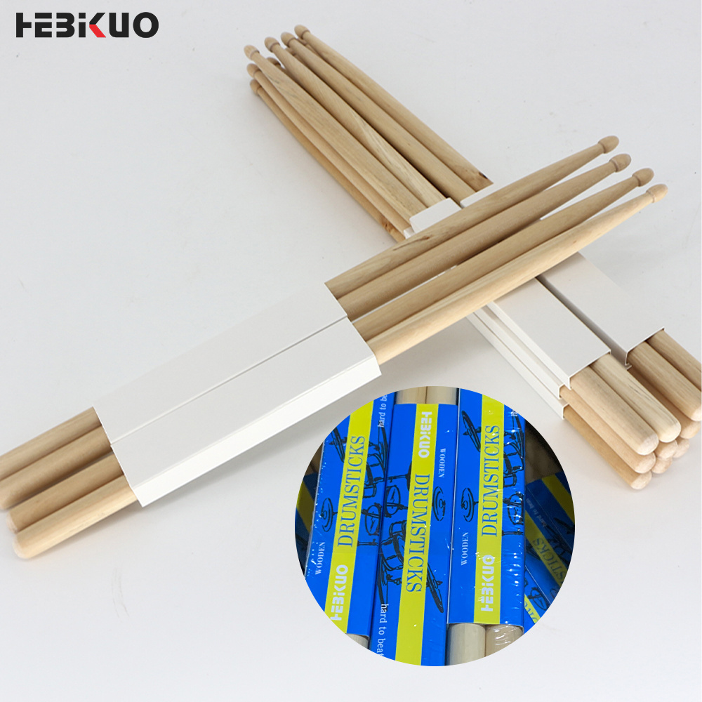 GB141 Wholesale Custom bulk printed set snare drum stick Drum Stick 5a 7a for Practice and Professional