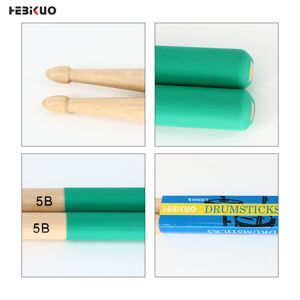 GB141 China musical instruments 5a maple wooden drum sticks with plastic tip