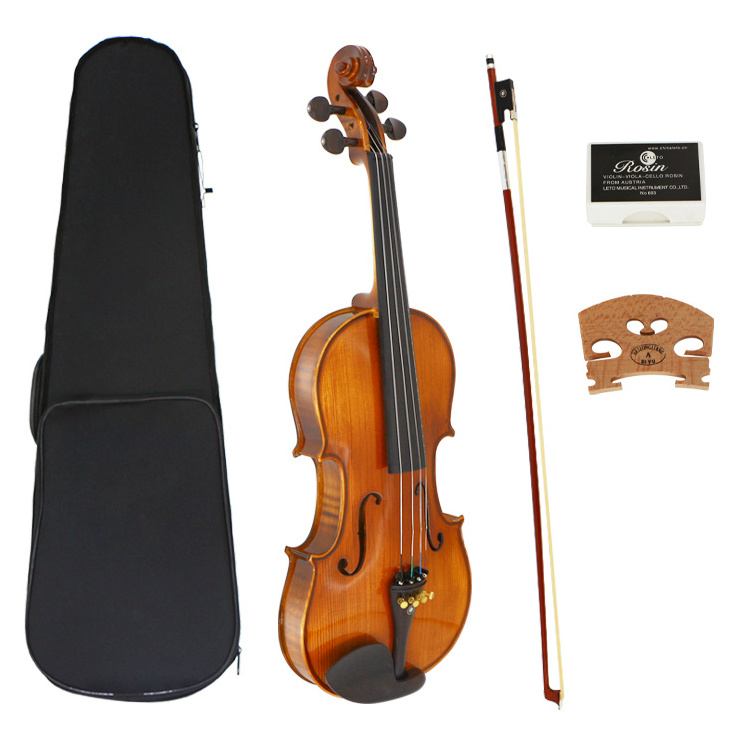 HEBIKUO HV04D Hot Selling Chinese Hand Made High precision quality customized grade violin customs 1/16-4/4 Violin