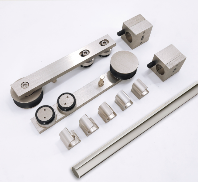 Stainless Steel Color 80KG Sliding glass Door Roller Kit Shower Hardware Fitting