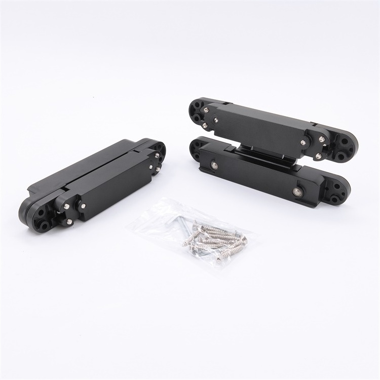 Zinc Alloy Aluminium 3D Adjustable 180 Degree 60Kg Concealed Door Hinge For Folding Wooden Door