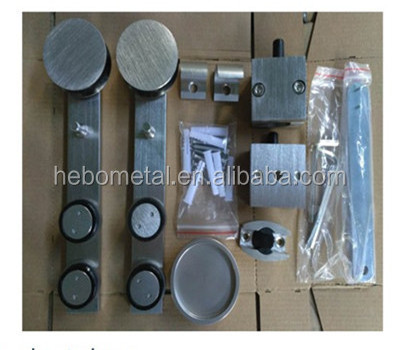 Stainless Steel Color 80KG Sliding glass Door Roller Kit Shower Hardware Fitting