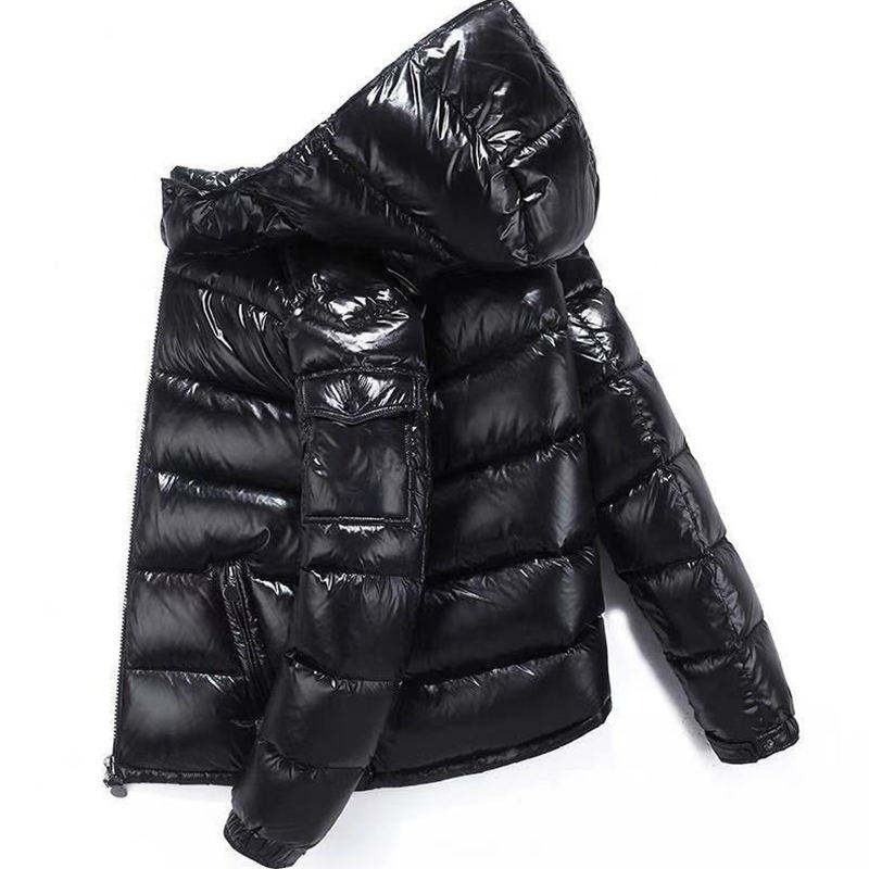 2023 Top Trending NEw Arrivals Fashion Style Shiny Custom Polyester Fabric Men's Puffer Jacket Wholesale Winter Jacket