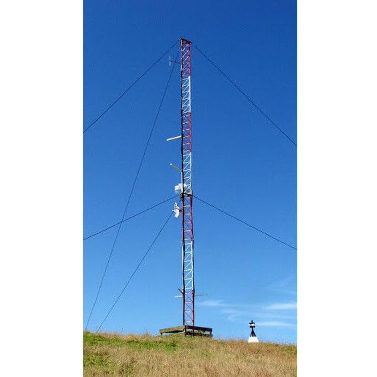 20m 25m 35m 40m 45m 55m 60m Hebei Teng Yang Galvanized  Steel Lattice Multi-platform Telecommunication Antenna Guyed Tower