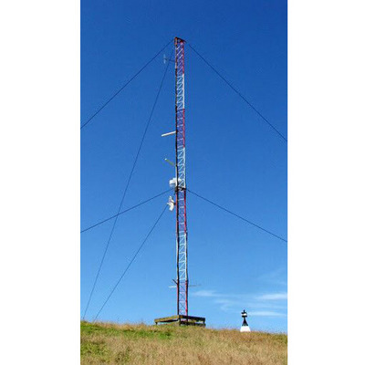 20m 25m 35m 40m 45m 55m 60m Hebei Teng Yang Galvanized  Steel Lattice Multi-platform Telecommunication Antenna Guyed Tower