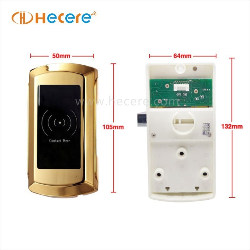 Electronic Hidden RFID Card Cabinet Lock for Lockers