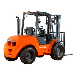 HECHA 2~5Ton Rough Terrain Diesel Forklift for sale