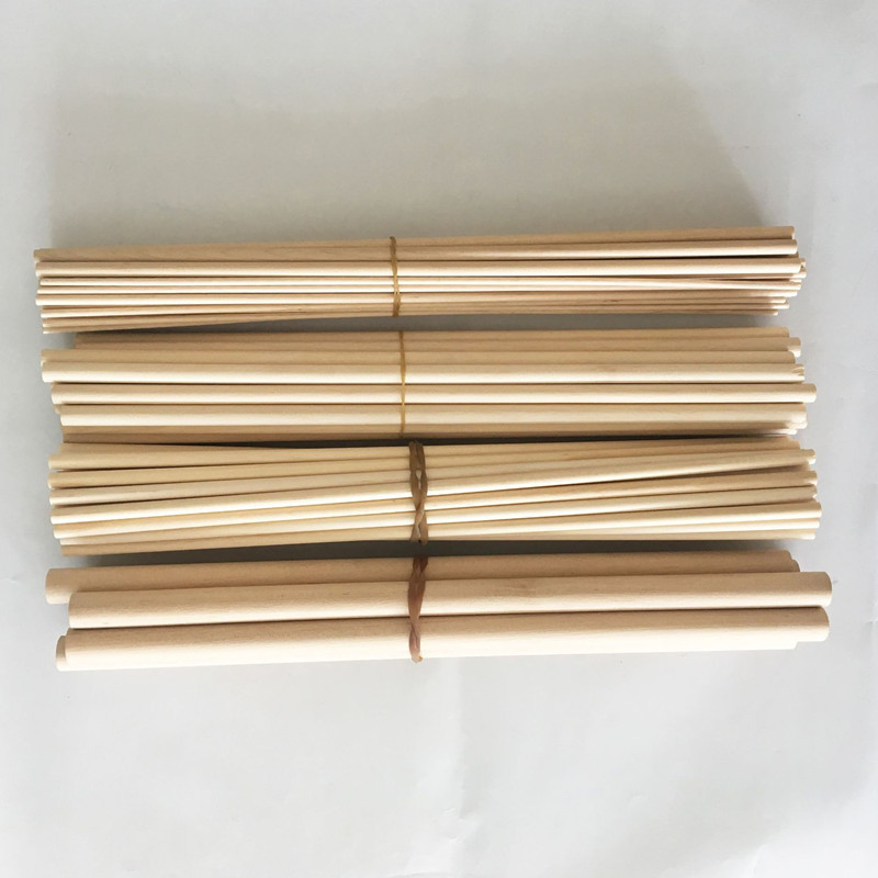 Unfinished Wooden Dowel Rods Flag Sticks Wood Craft Sticks