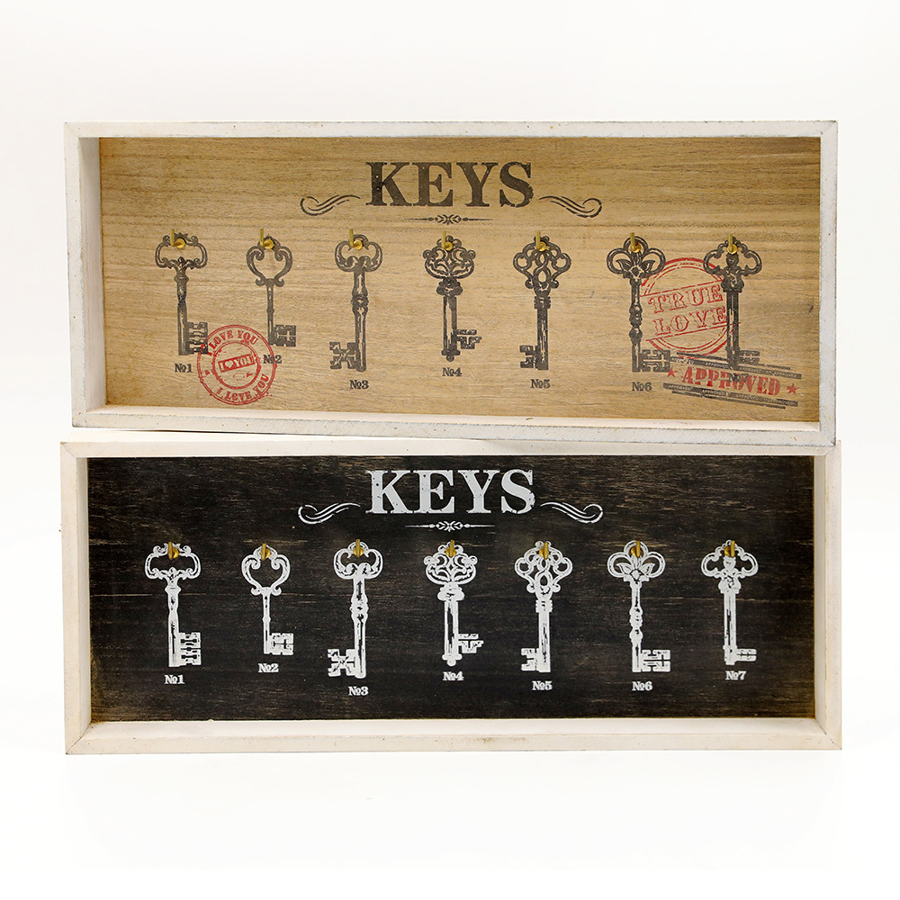 Home Decor Wood Crafts Wooden Wall Hanging Key Box