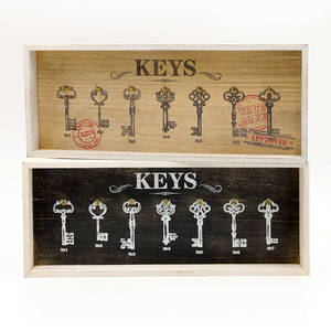 Home Decor Wood Crafts Wooden Wall Hanging Key Box