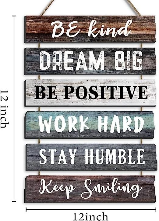 Farm House Home Decor Wood Wall Hanging Decor  Wood Wall Sign Wall Art Home Decor