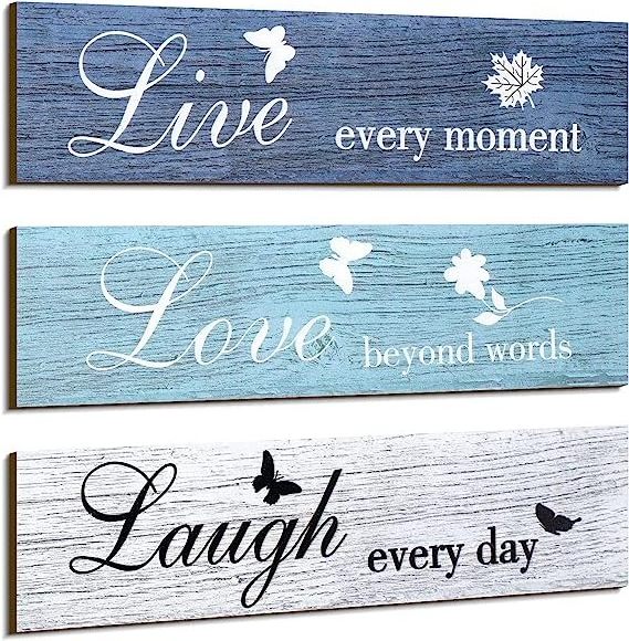 Home Wall Hanging Decor Wood Wall Sign Wall Art Home Decor wood plaque