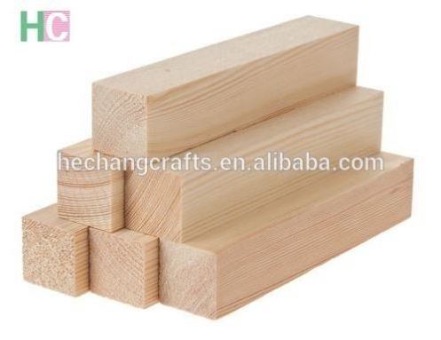 Wholesale  DIY Crafts Wooden Blocks Basswood Carving Blocks