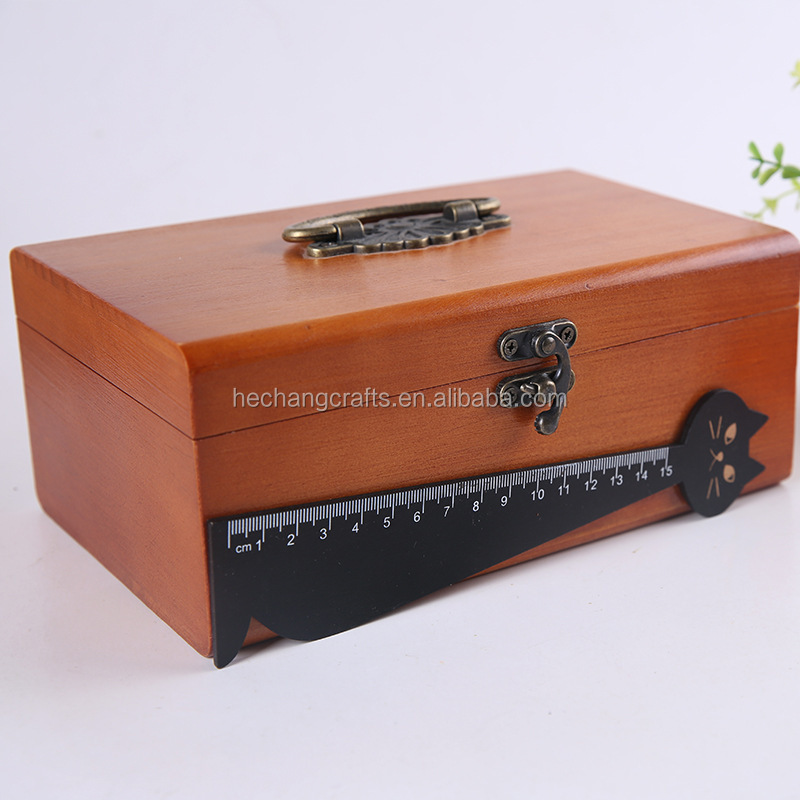 wholesale wood sewing tool box for family and hotel