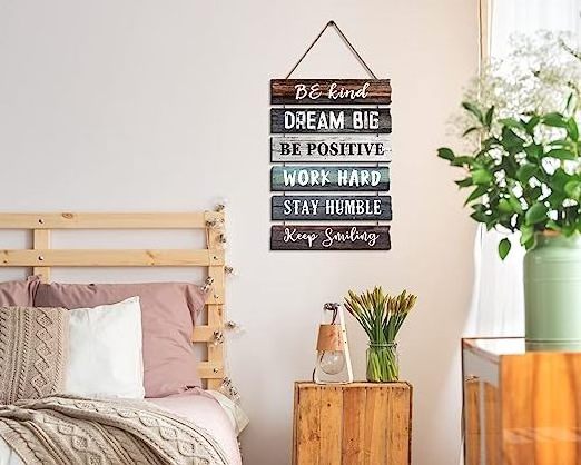 Home Wall Hanging Decor Wood Wall Sign Wall Art Home Decor wood plaque