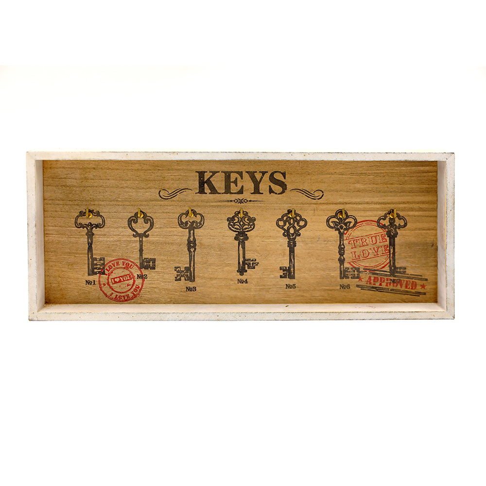 Home Decor Wood Crafts Wooden Wall Hanging Key Box