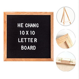 10 *10 Inches Size Square Shape Felt Letter Board Changeable Letter board Message Board